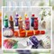 12 Pcs Cotton Bags Set for Tie Dye Kit 3 Style Cotton Tote Drawstring Makeup Bags Items for DIY Large Groups Tie Dying (Small)